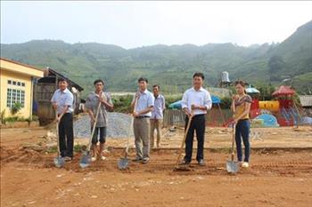Khởi công xây dựng trường mầm non Xã Tà Xi Láng