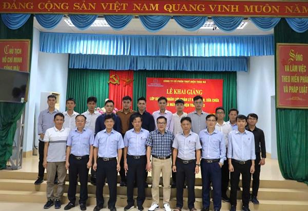 Khai giảng lớp đào tạo nhân lực quản lý vận hành, sửa chữa nhà máy thủy điện Trà Khúc 2