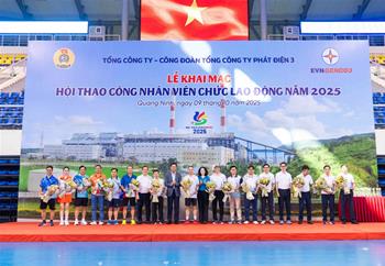Công ty cổ phần Thủy điện Thác Bà tham gia Hội thao CNVCLĐ Tổng công ty Phát điện 3 năm 2025.