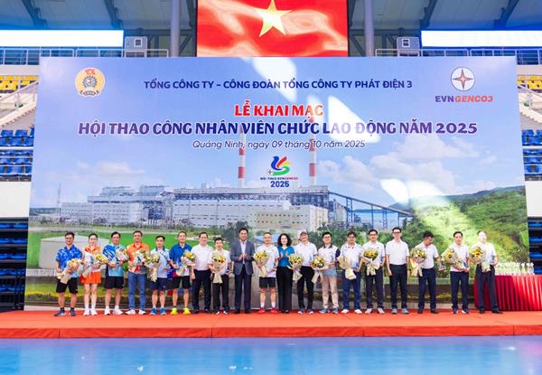 Công ty cổ phần Thủy điện Thác Bà tham gia Hội thao CNVCLĐ Tổng công ty Phát điện 3 năm 2025.