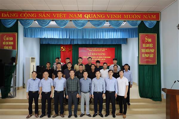Khai giảng lớp đào tạo nhân lực quản lý vận hành nhà máy thủy điện Lán Bò – Lào Cai