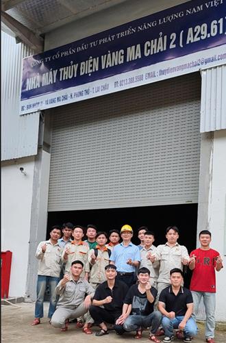 Hoàn thành công tác hướng dẫn đào tạo thực tế nhân lực quản lý vận hành nhà máy thủy điện Vàng Ma Chải 2- Lai Châu